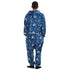 Snuggs Blanket Onesie Blue Christmas Tree